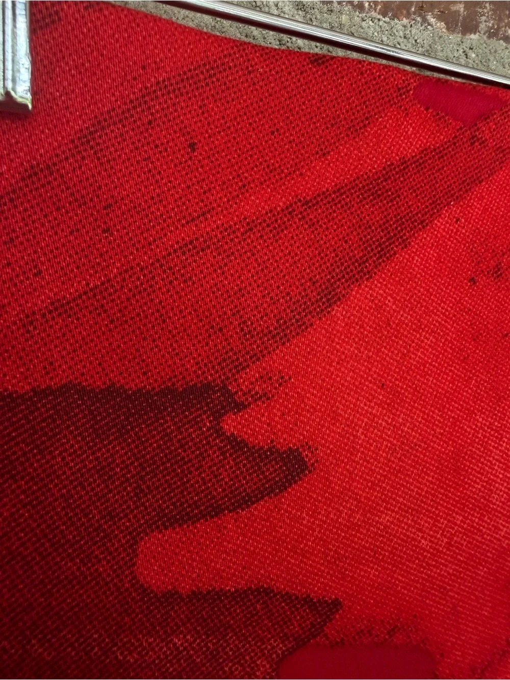 Crate & Barrel Marimekko Ulappa Red Tablecloth 60x90 Cotton Portugal